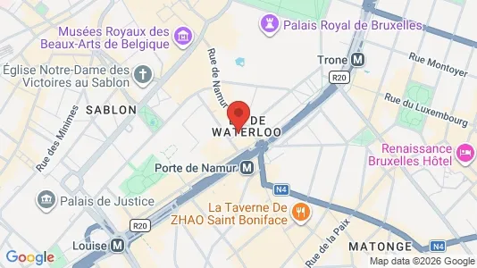 Apartments for rent i Stad Brussel - kort over placeringen