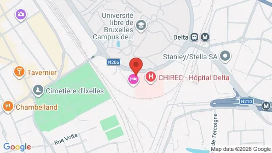 Apartments for rent i Brussels Oudergem - kort over placeringen
