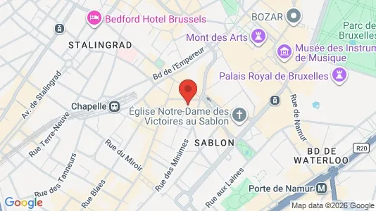 Apartments for rent i Stad Brussel - kort over placeringen