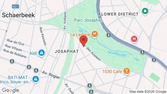 Apartments for rent i Brussels Schaarbeek - kort over placeringen