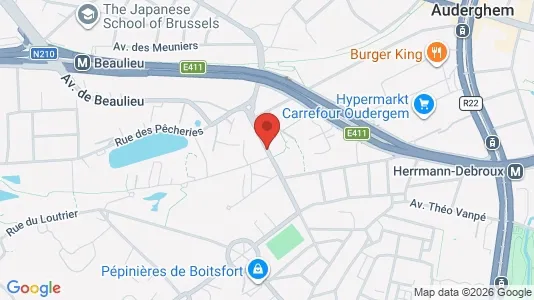 Apartments for rent i Brussels Oudergem - kort over placeringen