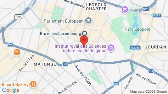 Apartments for rent i Brussels Elsene - kort over placeringen