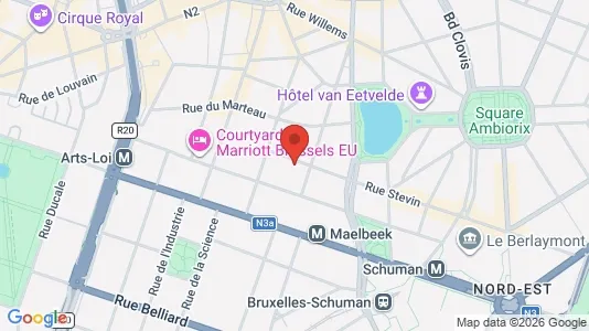 Apartments for rent i Stad Brussel - kort over placeringen