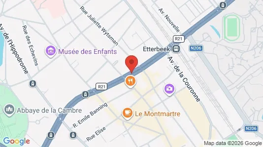 Apartments for rent i Brussels Elsene - kort over placeringen