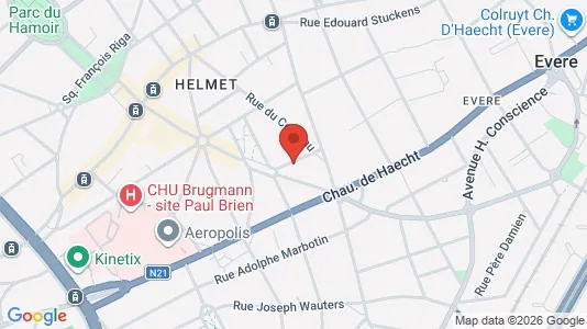 Apartments for rent i Brussels Schaarbeek - kort over placeringen