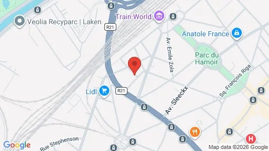 Apartments for rent i Brussels Schaarbeek - kort over placeringen