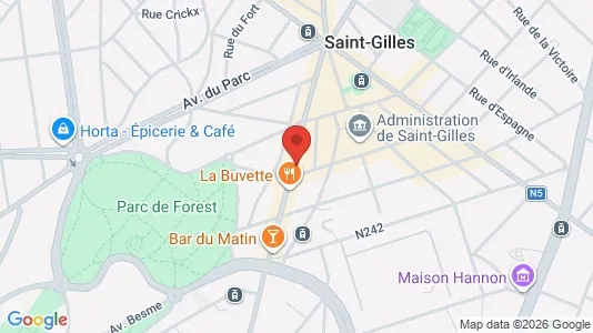 Apartments for rent i Brussels Sint-Gillis - kort over placeringen