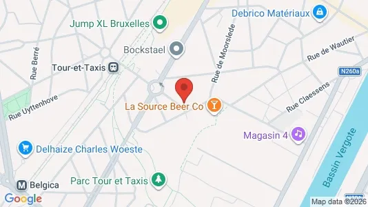 Apartments for rent i Stad Brussel - kort over placeringen