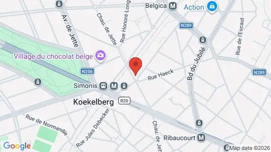 Apartments for rent i Brussels Sint-Jans-Molenbeek - kort over placeringen