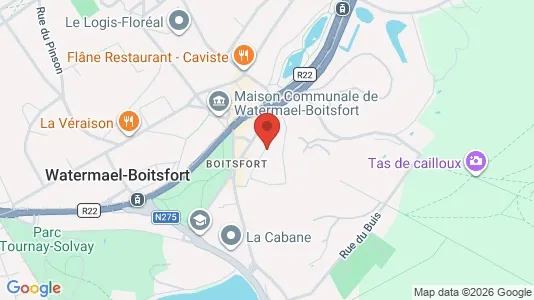 Apartments for rent i Brussels Watermaal-Bosvoorde - kort over placeringen