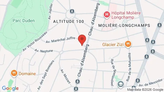 Apartments for rent i Brussels Ukkel - kort over placeringen