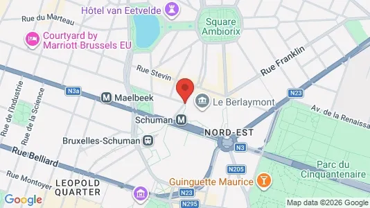 Apartments for rent i Stad Brussel - kort over placeringen