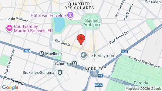 Apartments for rent i Brussels Etterbeek - kort over placeringen