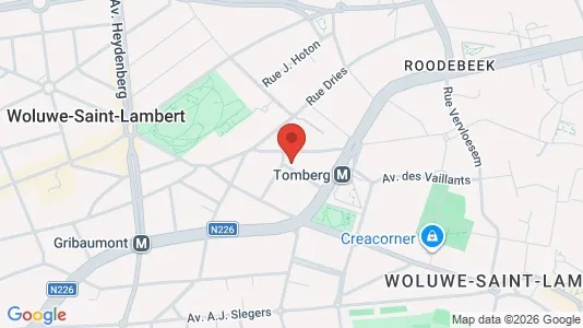 Apartments for rent i Brussels Sint-Lambrechts-Woluwe - kort over placeringen