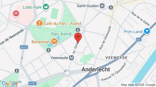Apartments for rent i Brussels Anderlecht - kort over placeringen