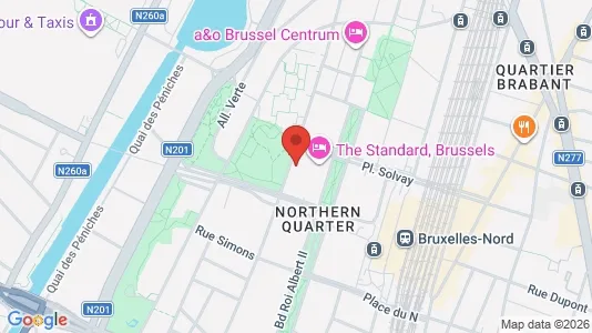 Apartments for rent i Stad Brussel - kort over placeringen