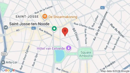 Apartments for rent i Stad Brussel - kort over placeringen