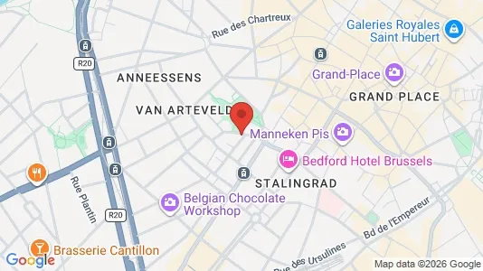 Apartments for rent i Stad Brussel - kort over placeringen