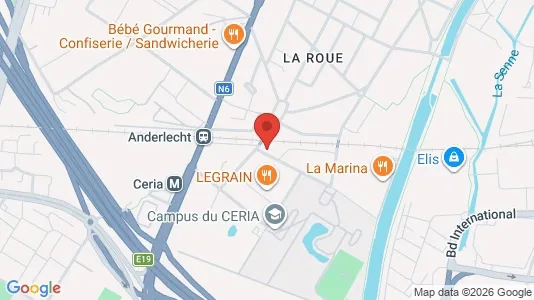 Apartments for rent i Brussels Anderlecht - kort over placeringen