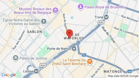 Apartments for rent i Stad Brussel - kort over placeringen