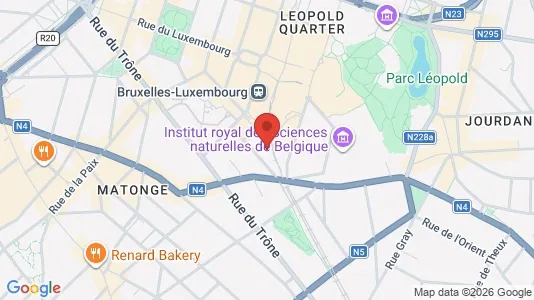 Apartments for rent i Brussels Elsene - kort over placeringen