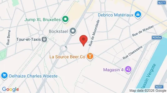 Apartments for rent i Stad Brussel - kort over placeringen