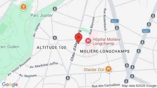 Apartments for rent i Brussels Vorst - kort over placeringen