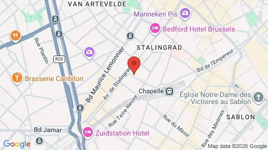 Apartments for rent i Stad Brussel - kort over placeringen
