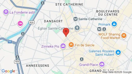 Apartments for rent i Stad Brussel - kort over placeringen