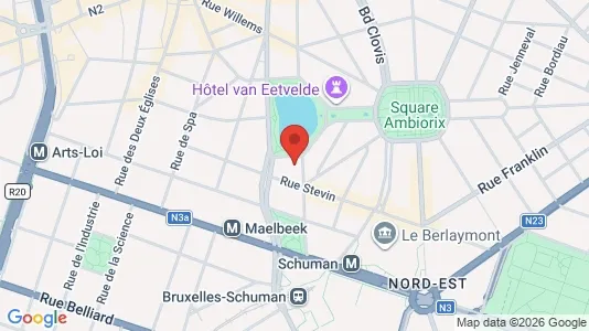 Apartments for rent i Stad Brussel - kort over placeringen