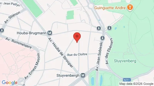 Apartments for rent i Stad Brussel - kort over placeringen