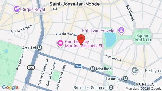 Apartments for rent i Stad Brussel - kort over placeringen
