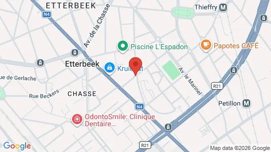 Apartments for rent i Brussels Schaarbeek - kort over placeringen