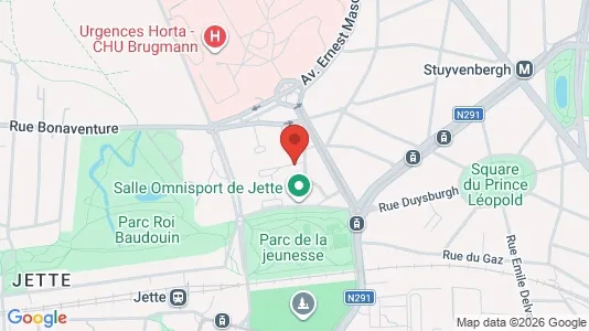 Apartments for rent i Brussels Jette - kort over placeringen