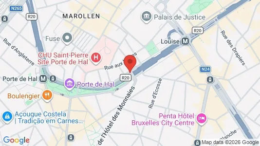 Apartments for rent i Stad Brussel - kort over placeringen