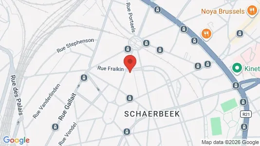 Apartments for rent i Brussels Schaarbeek - kort over placeringen