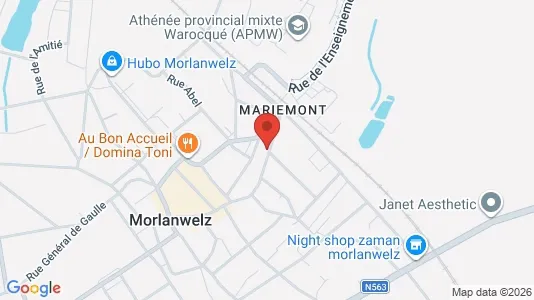 Apartments for rent in Morlanwelz - Photo from Google Street View