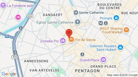Apartments for rent i Stad Brussel - kort over placeringen