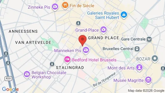 Apartments for rent i Stad Brussel - kort over placeringen