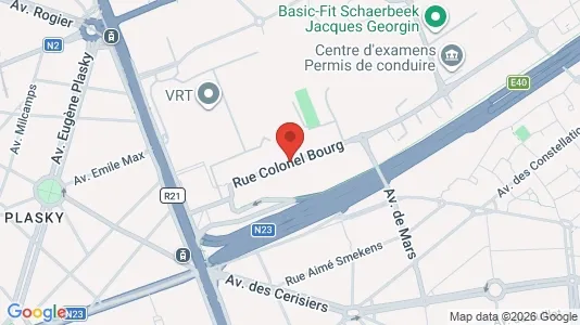 Apartments for rent i Brussels Schaarbeek - kort over placeringen