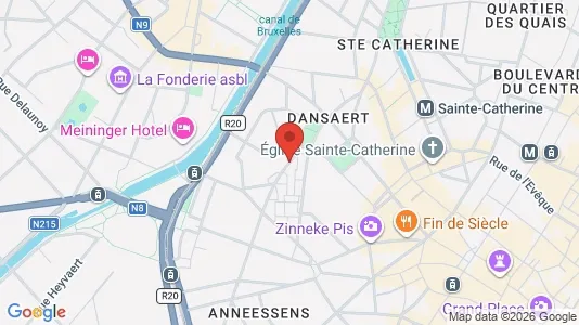 Apartments for rent i Stad Brussel - kort over placeringen
