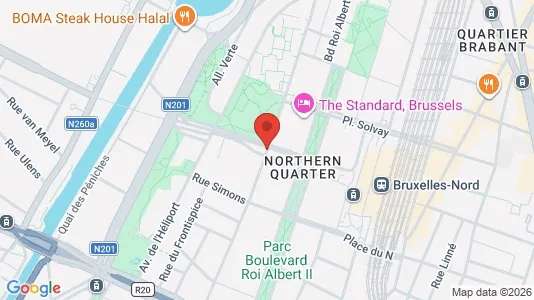 Apartments for rent i Stad Brussel - kort over placeringen