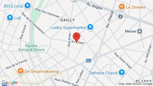 Apartments for rent i Brussels Schaarbeek - kort over placeringen