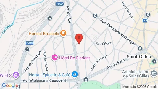 Apartments for rent i Brussels Vorst - kort over placeringen