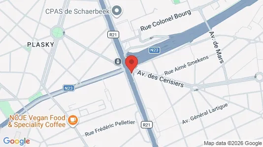 Apartments for rent i Brussels Schaarbeek - kort over placeringen
