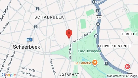 Apartments for rent i Brussels Schaarbeek - kort over placeringen