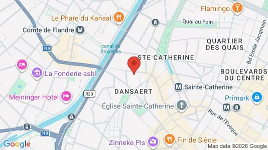 Apartments for rent i Stad Brussel - kort over placeringen