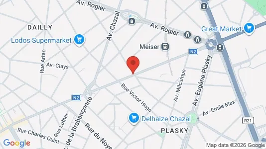 Apartments for rent i Brussels Schaarbeek - kort over placeringen