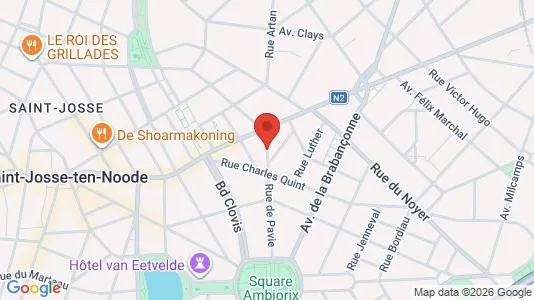 Apartments for rent i Stad Brussel - kort over placeringen