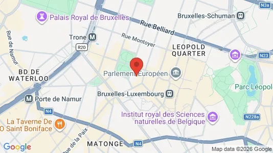 Apartments for rent i Brussels Elsene - kort over placeringen